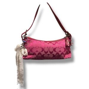 Pink coach bag